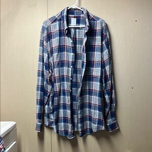 Brooks Brothers Blue and Red Checkered Shirt